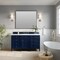 James Martin Vanities Brittany 60in Single Vanity, Victory Blue w/ 3 CM White Zeus Quartz Top 650-V60S-VBL-3WZ - alternate 1